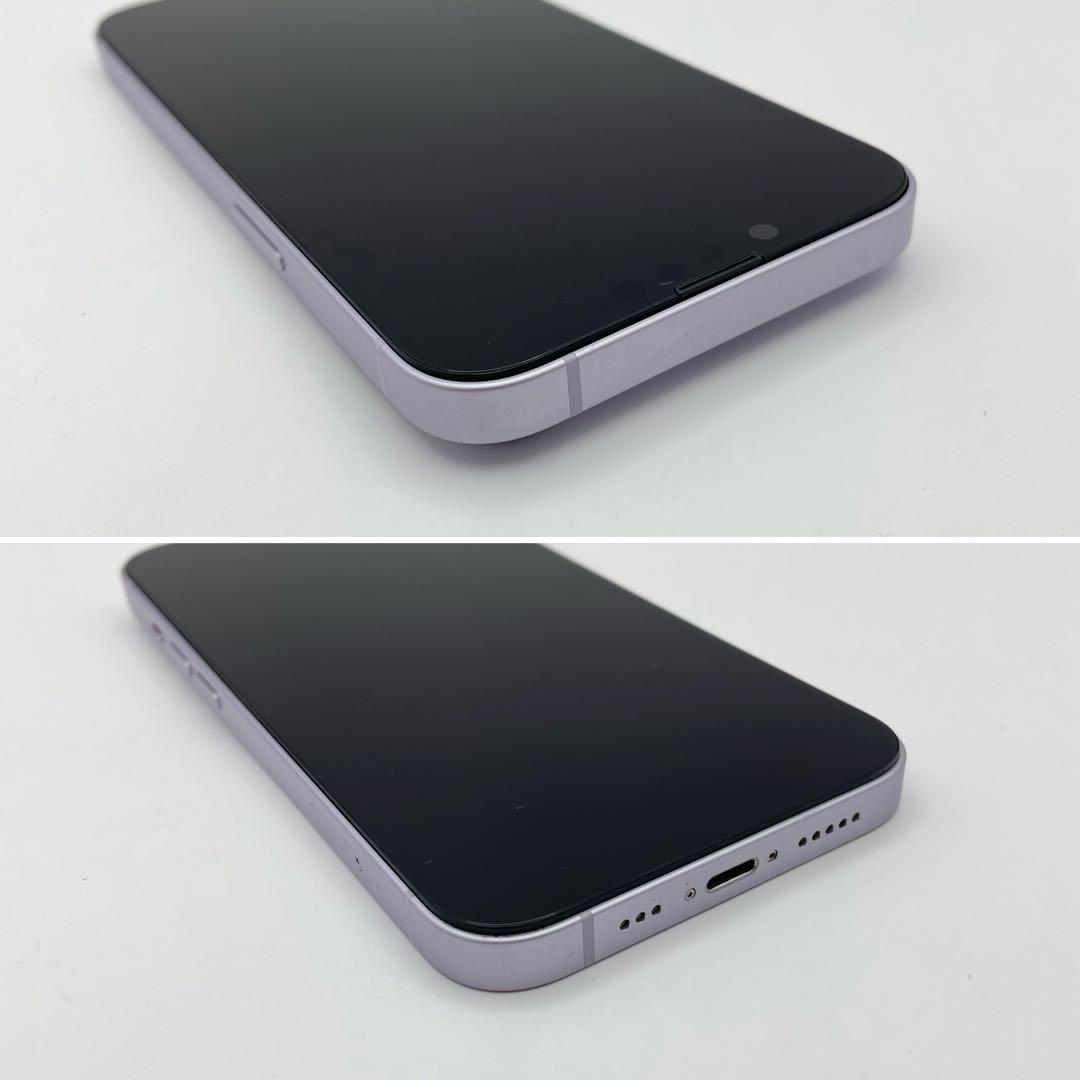 iPhone 14 256GB バッテリー新品100% SIMフリー パープル