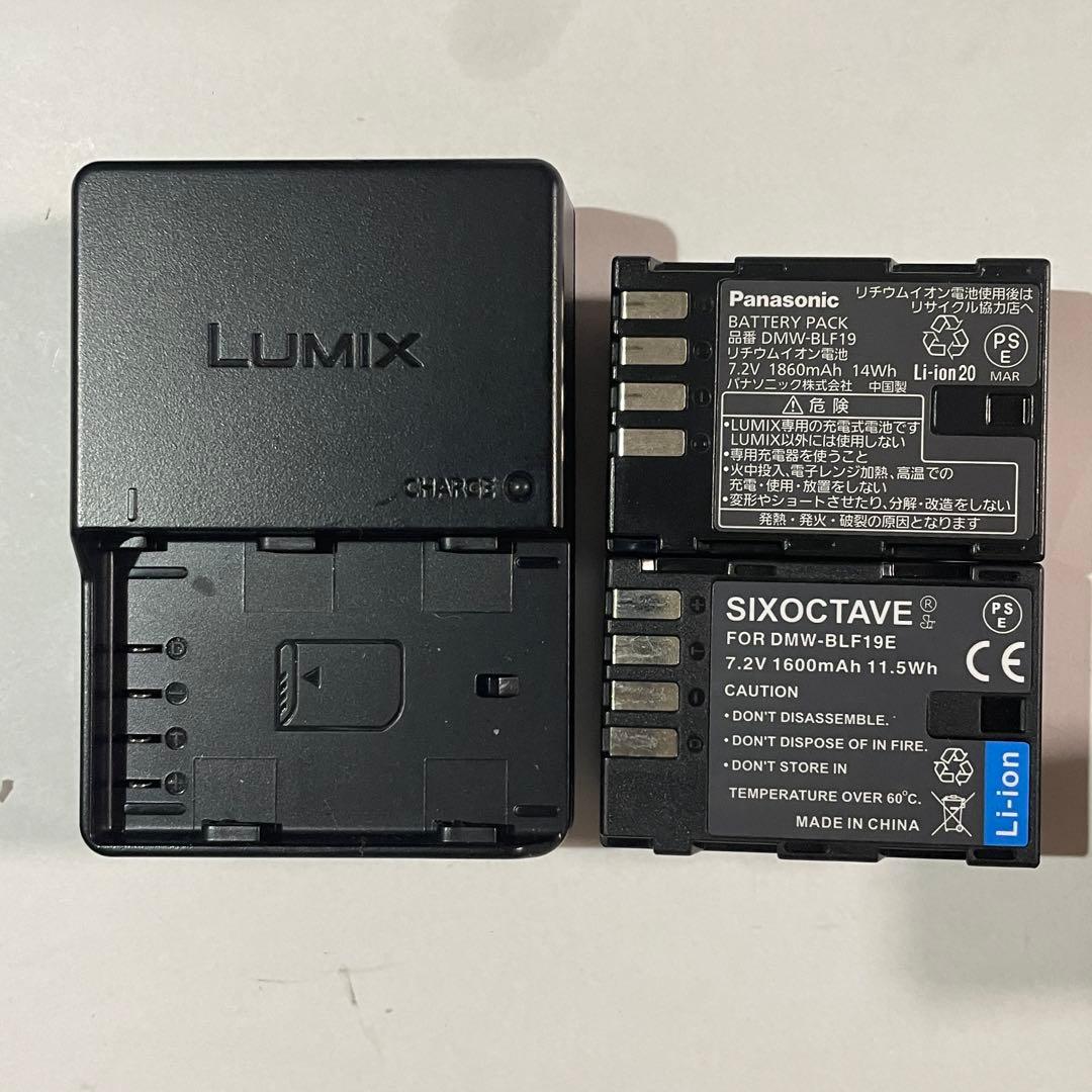 美品 ショット数172回 LUMIX GH5 バッテリー2個充電器