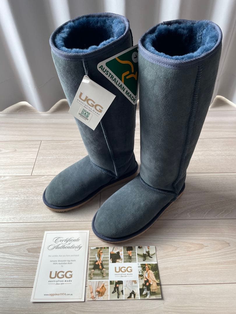 UGG オーストラリア製 Classic Tall IIブルー ロングブーツ