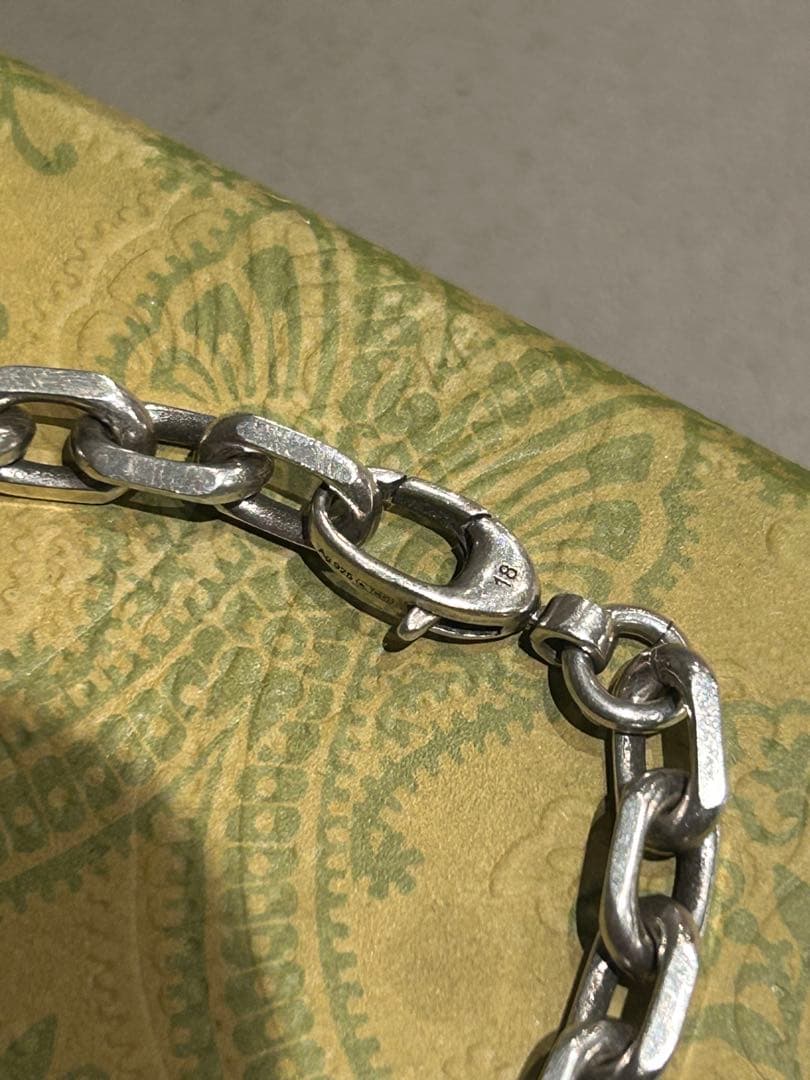 GUCCI インターロッキング　チェーンブレスレット