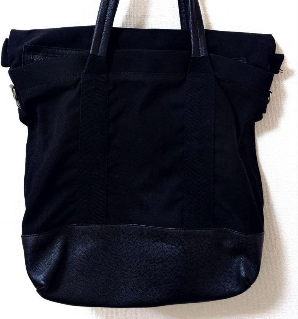 【極美品】BALENCIAGA 黒キャンバストートバッグ