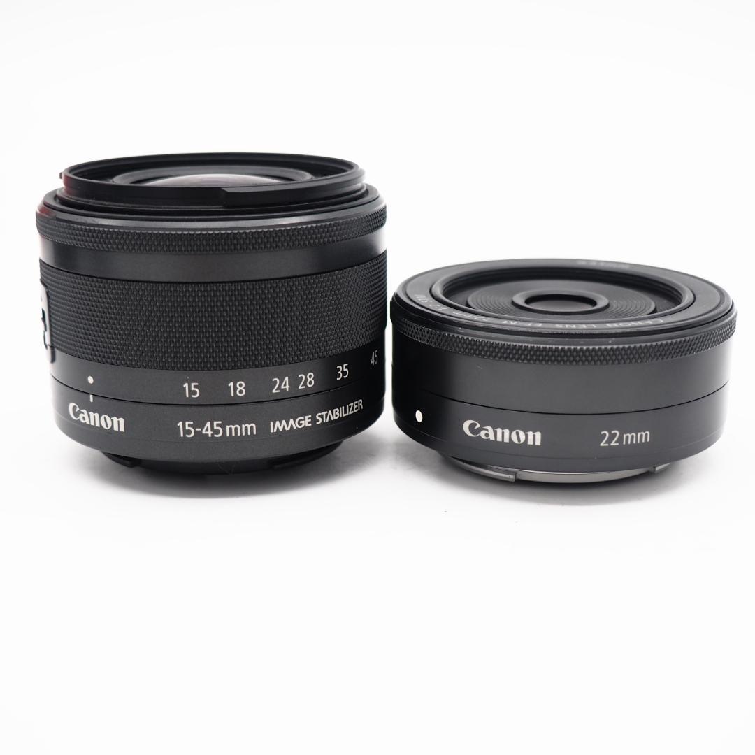 Canon Eos Kiss M ダブルレンズセット　ブラック