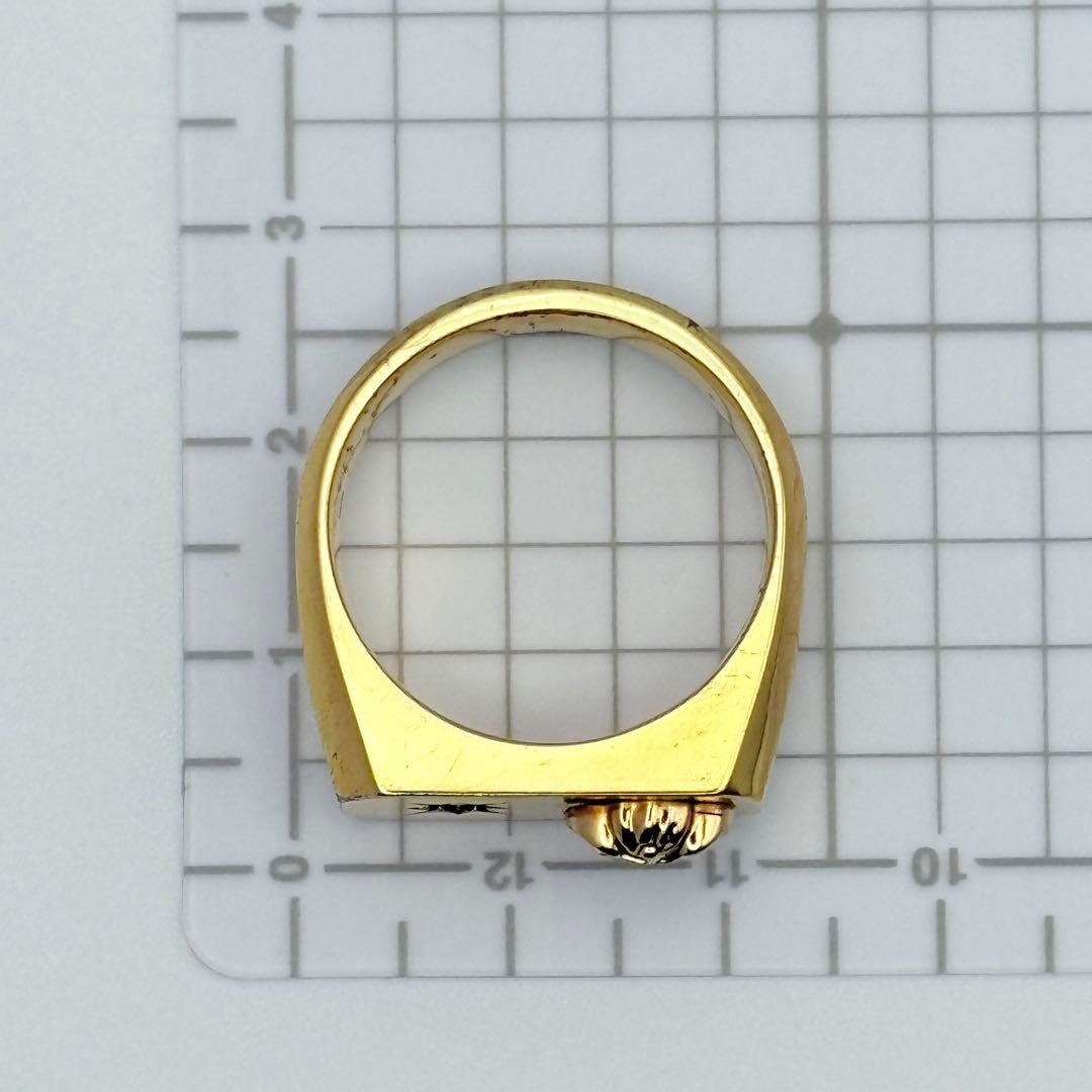 VERSACE ヴェルサーチ メデューサ リング 20号 ゴールド