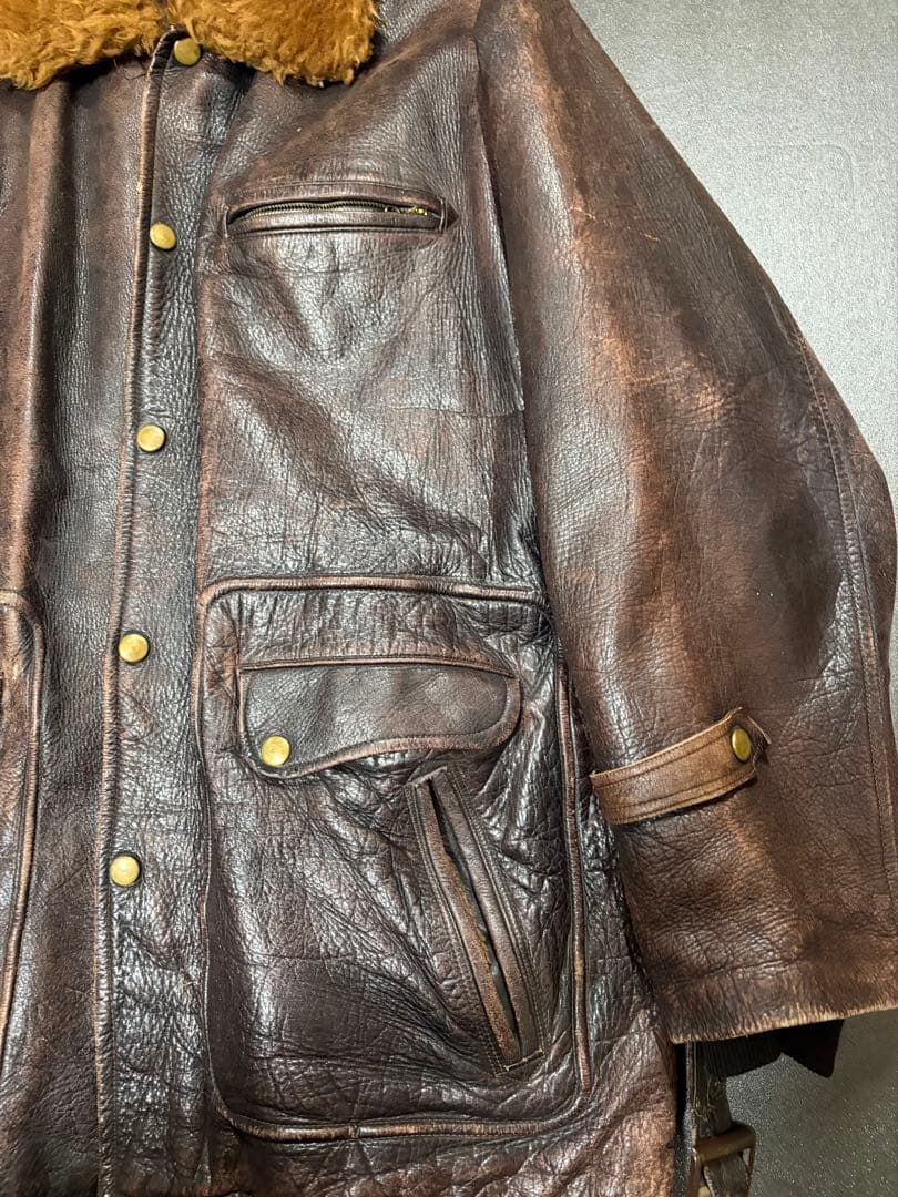40s 50s 60s vintage レザージャケット　カーコート
