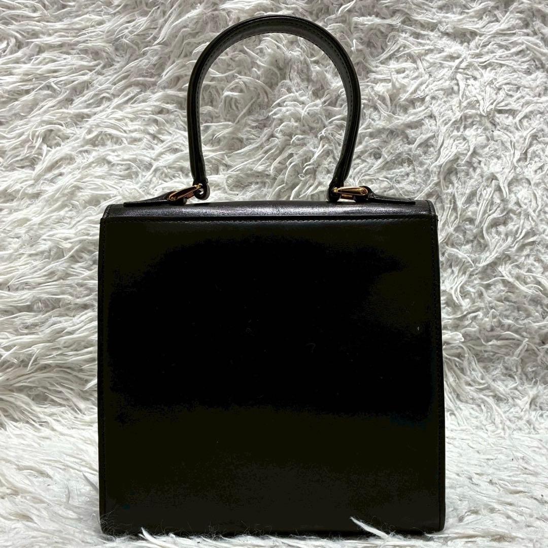 GIVENCHY ジバンシー　ハンドバッグ　4Gロゴ　ブラック　ボックス型