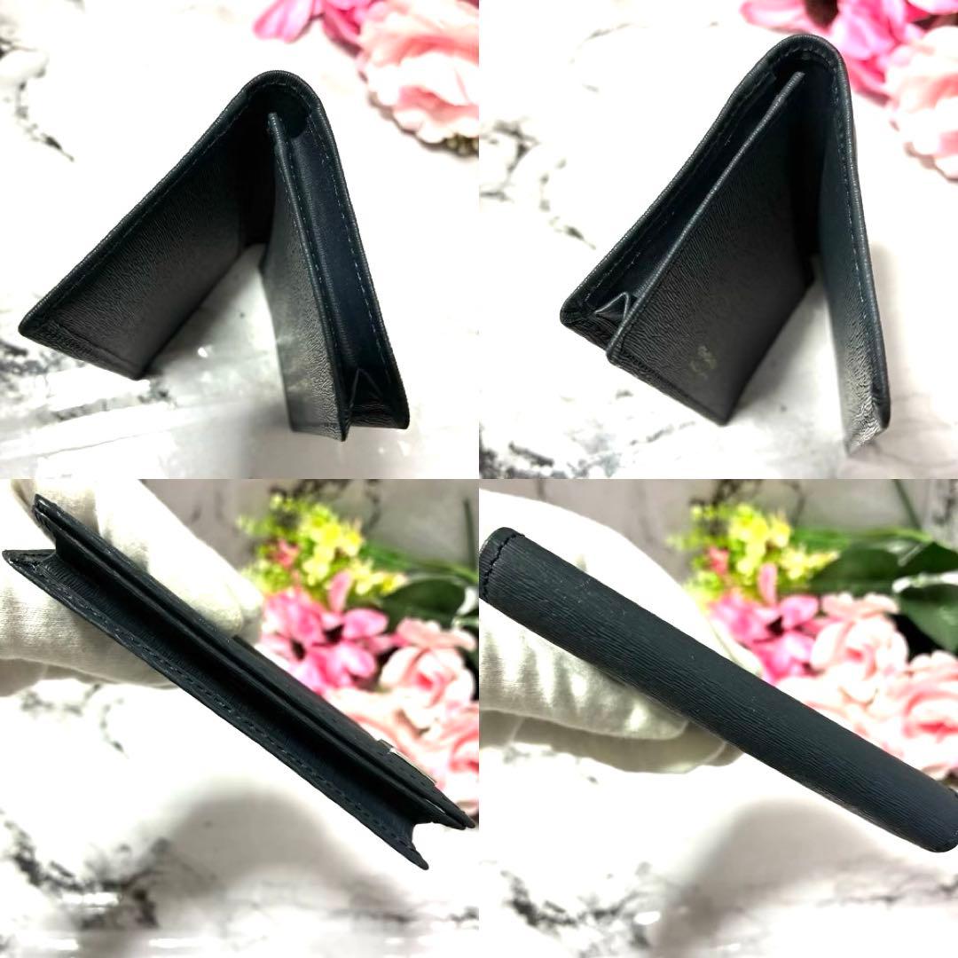 ほぼ未使用 PORTER 名刺入れ カレント カードケース 吉田カバン ネイビー