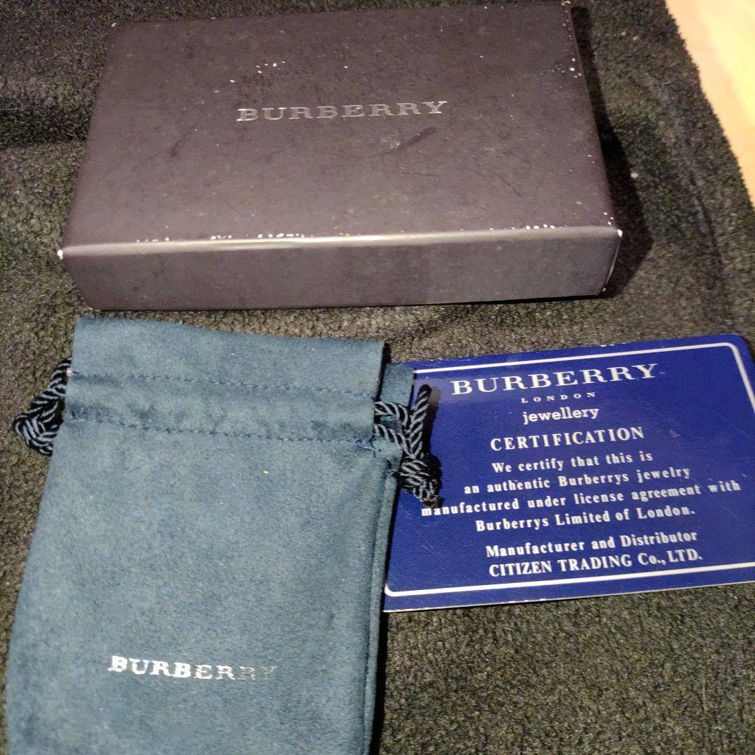 BURBERRY 925シルバー スクエアピアス