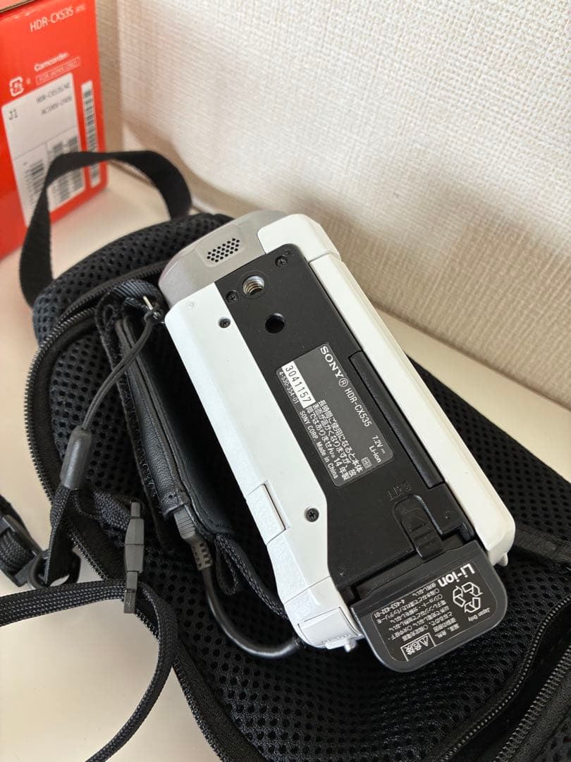 SONY 60倍ズーム/HDR-CX535 デジタルビデオカメラ白