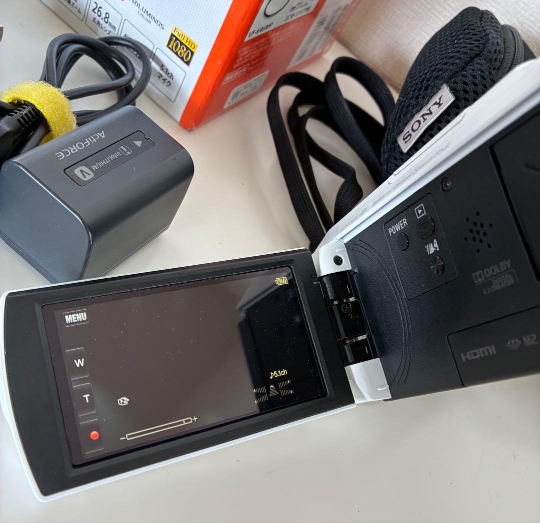 SONY 60倍ズーム/HDR-CX535 デジタルビデオカメラ白