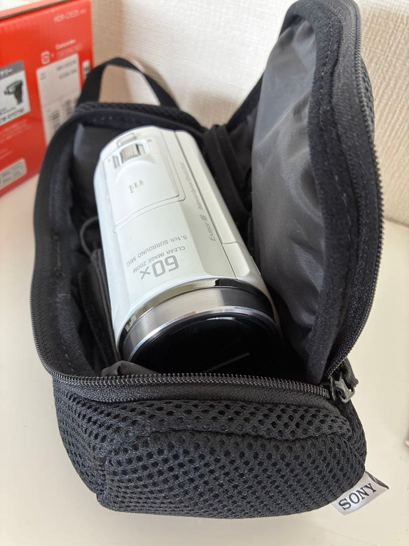 SONY 60倍ズーム/HDR-CX535 デジタルビデオカメラ白