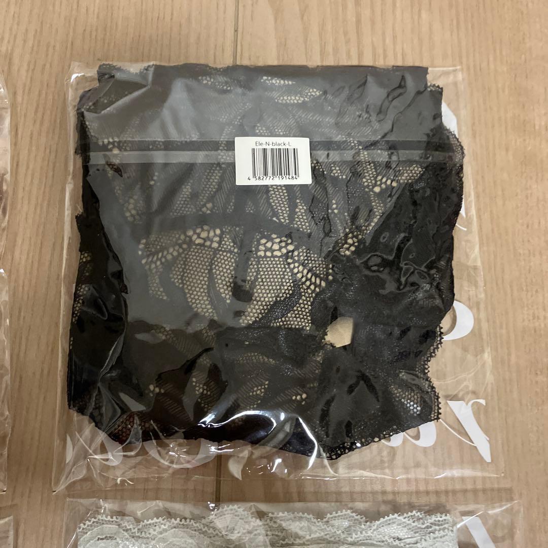 momoful モモフル 吸水ショーツ 4色セット 花柄レース