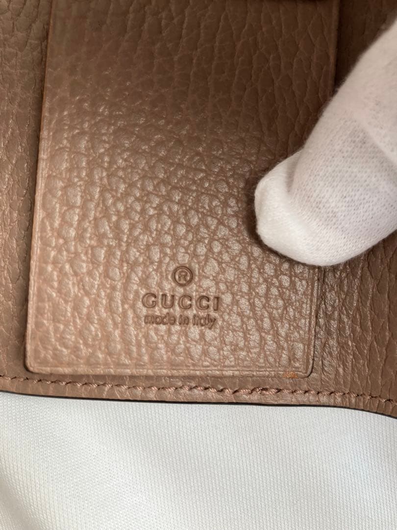 ✨匿名発送✨GUCCI グッチ ピンク/ベージュキーケース