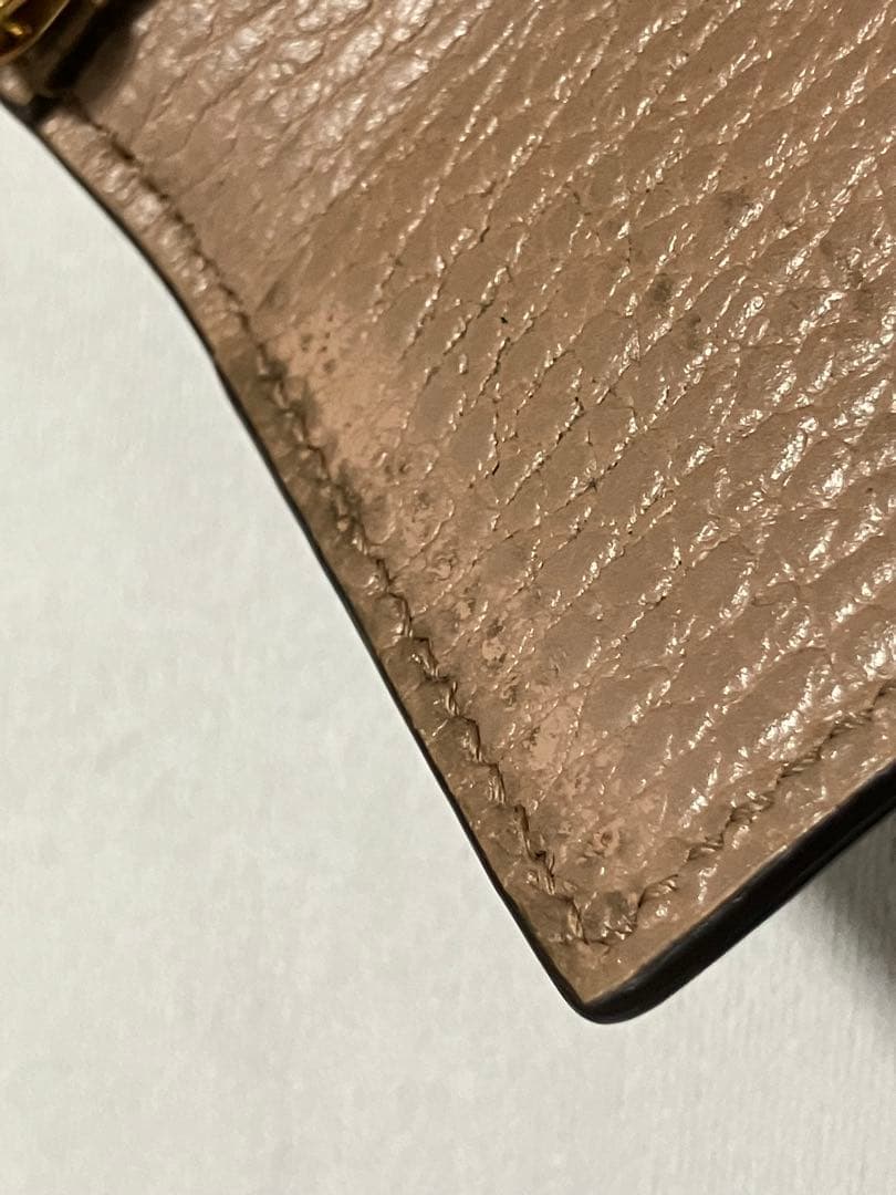✨匿名発送✨GUCCI グッチ ピンク/ベージュキーケース