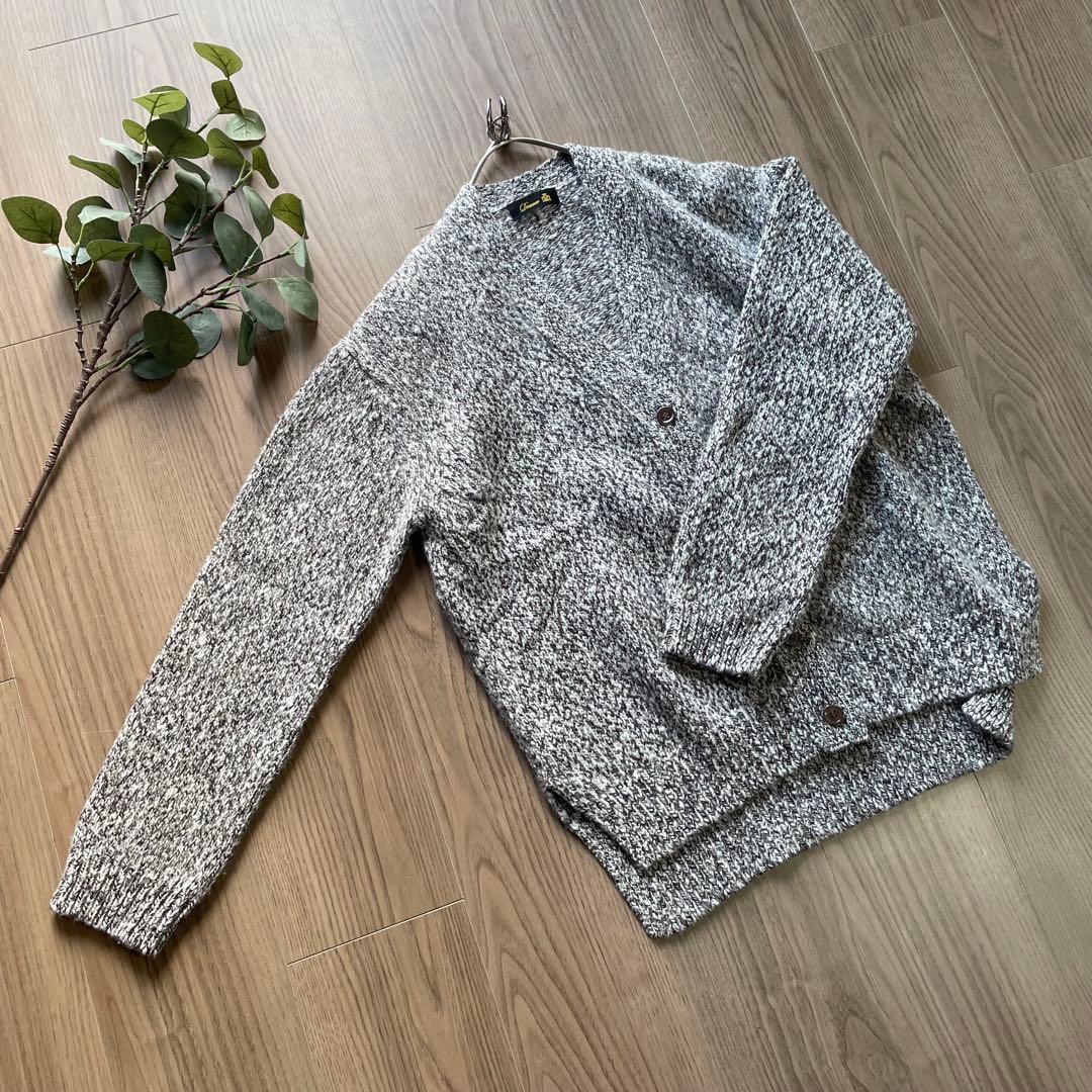 ＜Drawer（ドゥロワー）＞ 5Gウールカシミヤ天竺編みVネックカーディガン