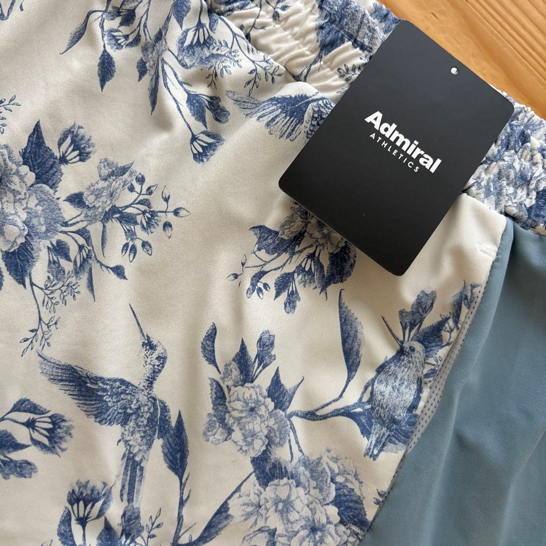 お買得‼︎極上美品Admiral 花柄スカート アイボリー/くすみブルー