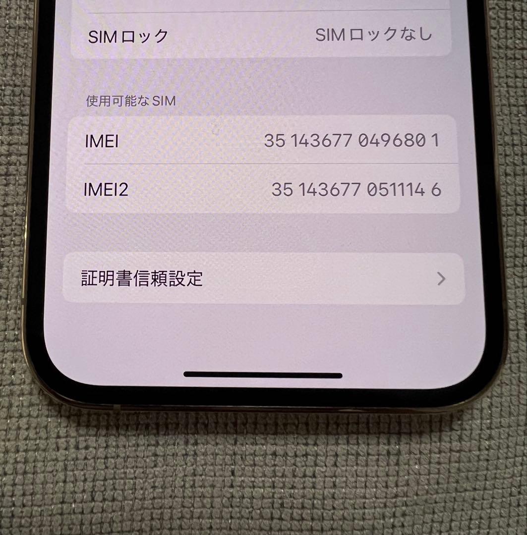 iPhone13 Pro 1TB ゴールド　SIMフリー