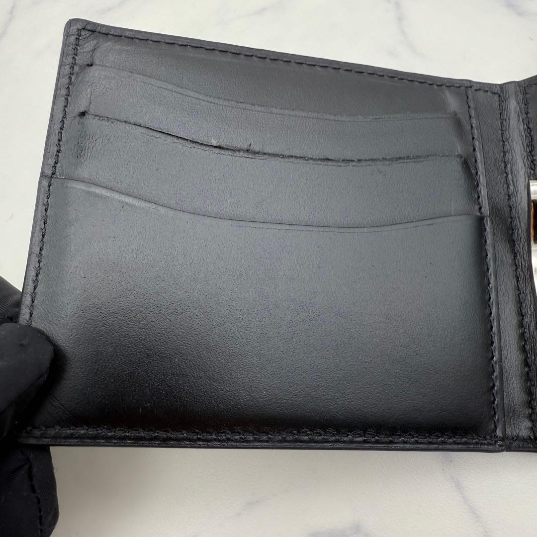 【BERLUTI】ベルルッティ カリグラフィ マネークリップ二つ折り札入れ