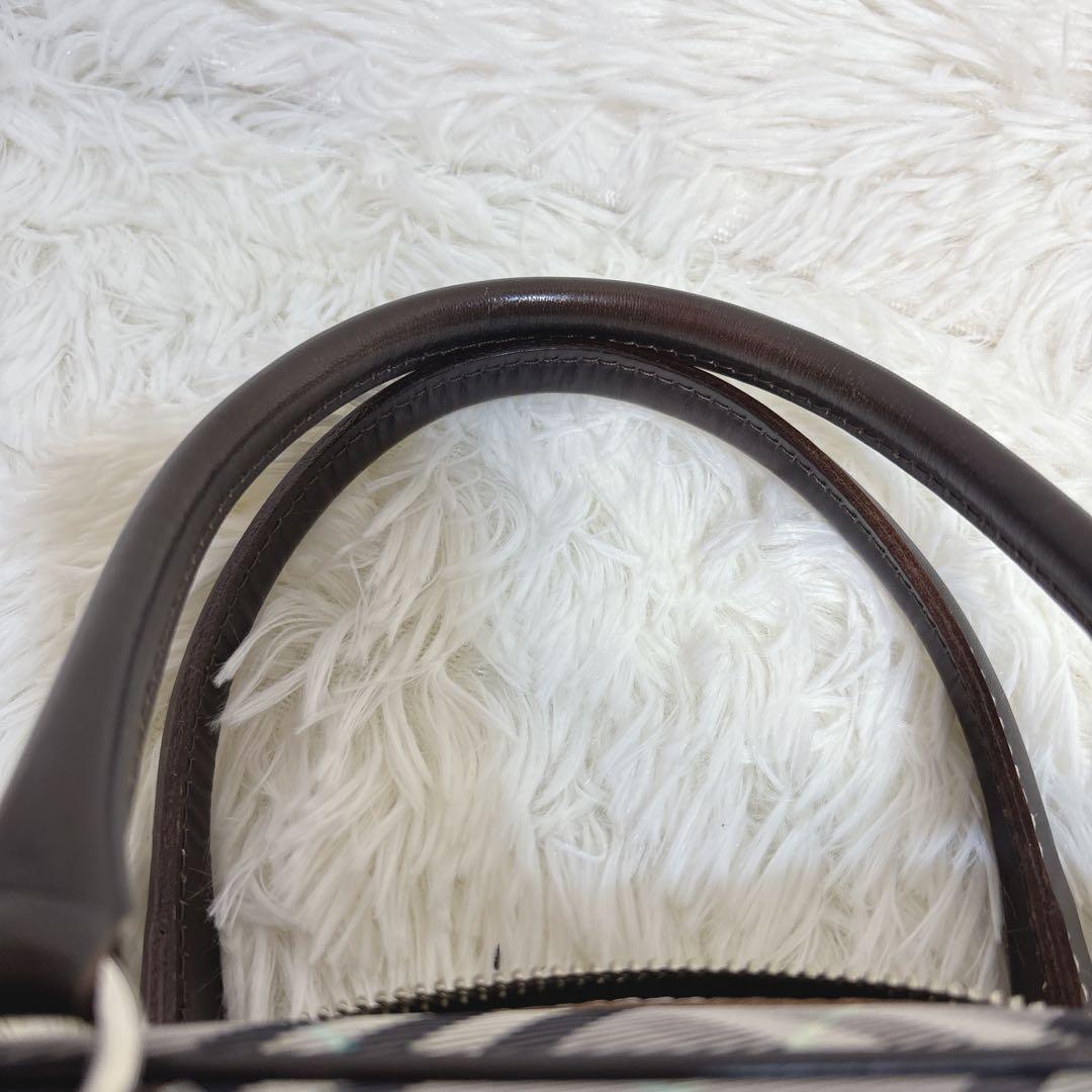 バーバリーブルーレーベル チェック柄ボストンバッグ