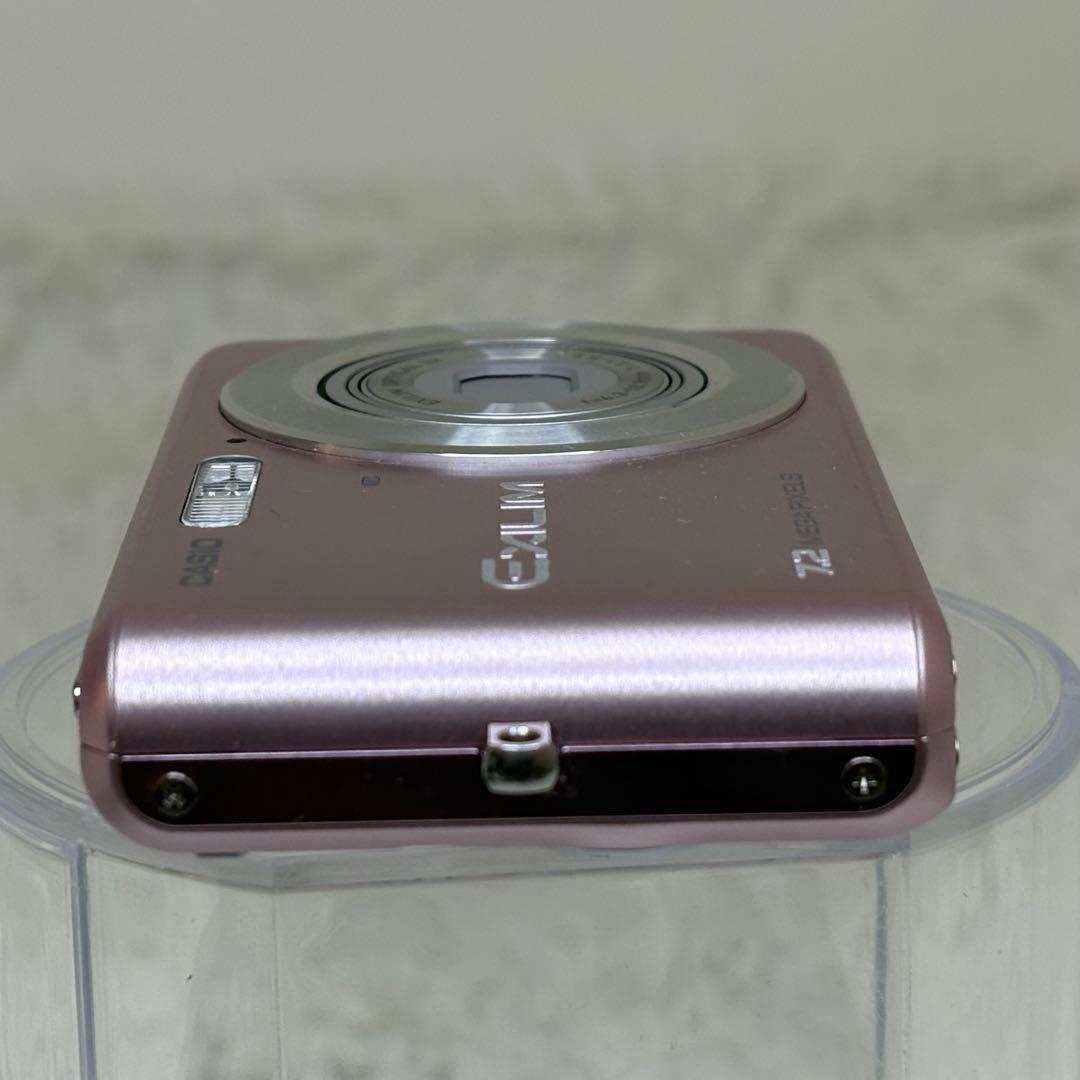 美品　CASIO カメラ　エクシリムEX-Z77 充電器　箱　ピンク コンデジ