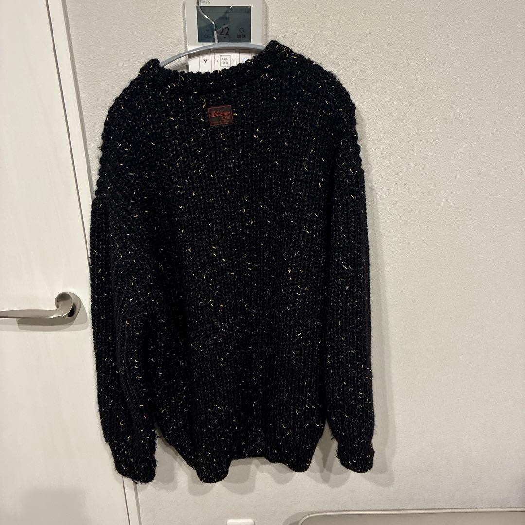 RAF SIMONS 黒 ニット セーター 美品　サイズXL