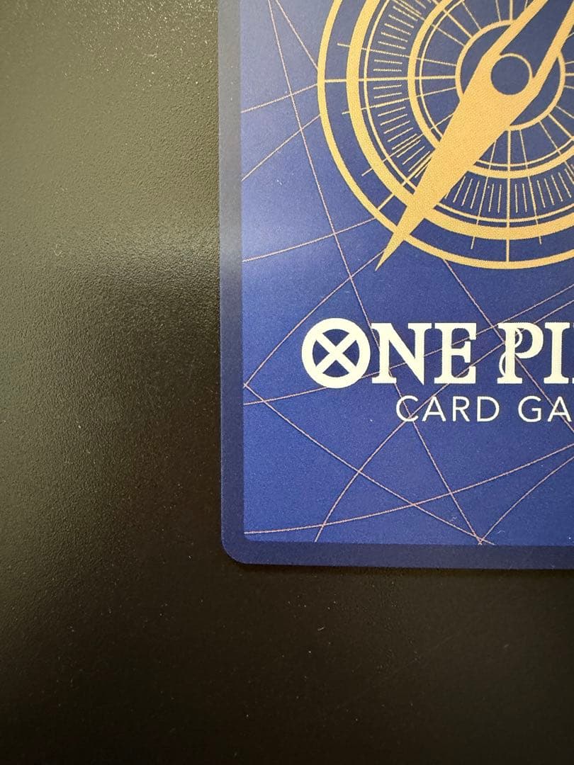 ワンピースカードゲーム　新時代の主役　ルフィ　書き下ろしサインなし小田さんエラー