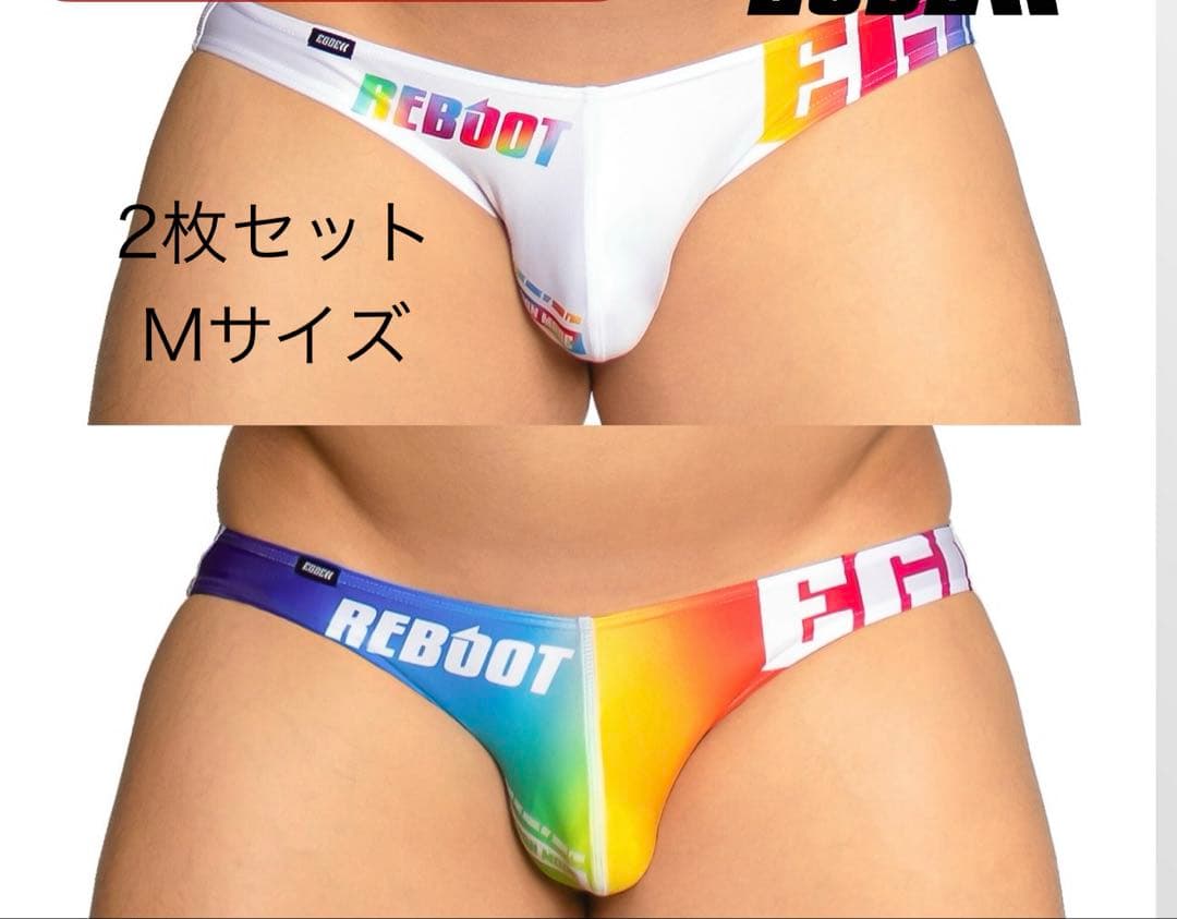 EGDE 2点セット MサイズREBOOT RAINBOW bikini