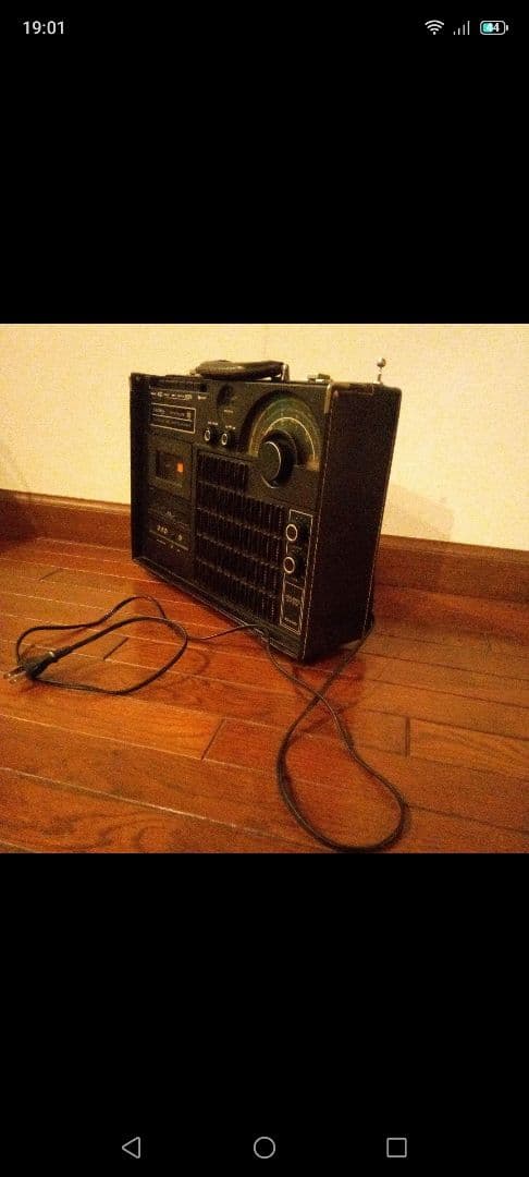 ラジオ　クラウン　CROWN　カセットテープ　レトロ　インテリア