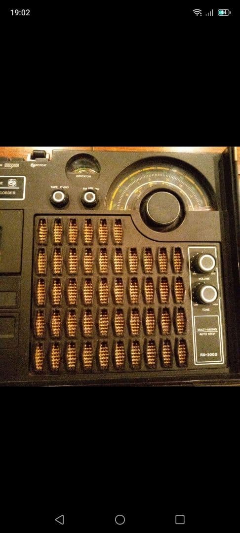 ラジオ　クラウン　CROWN　カセットテープ　レトロ　インテリア