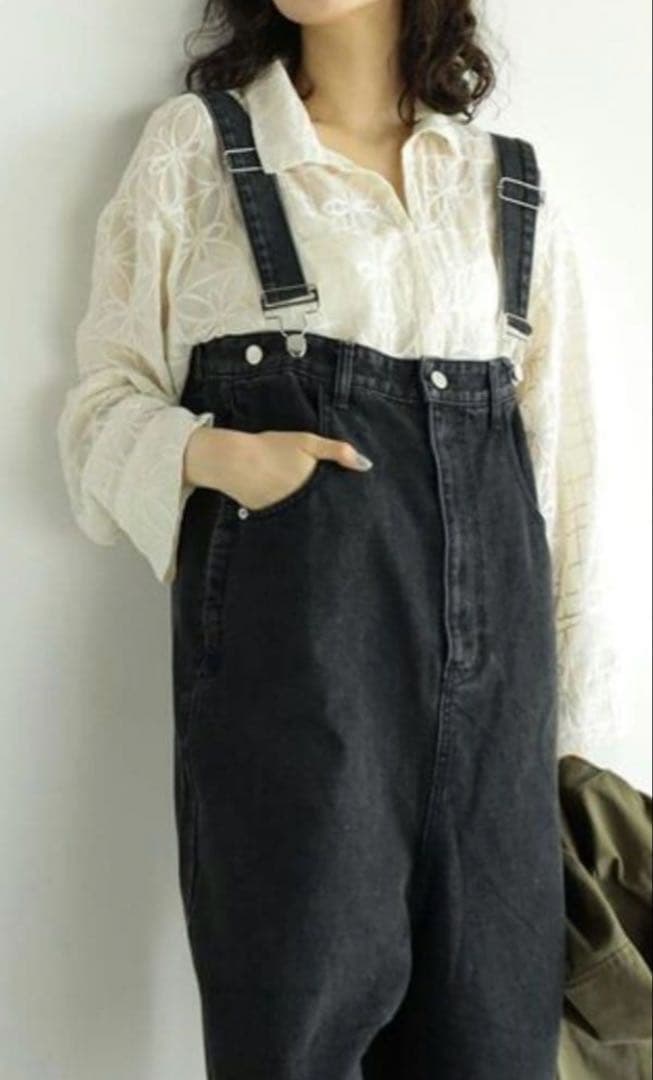 Mkymmym！新品AgAwdデニムサロペット オールインワン18700円