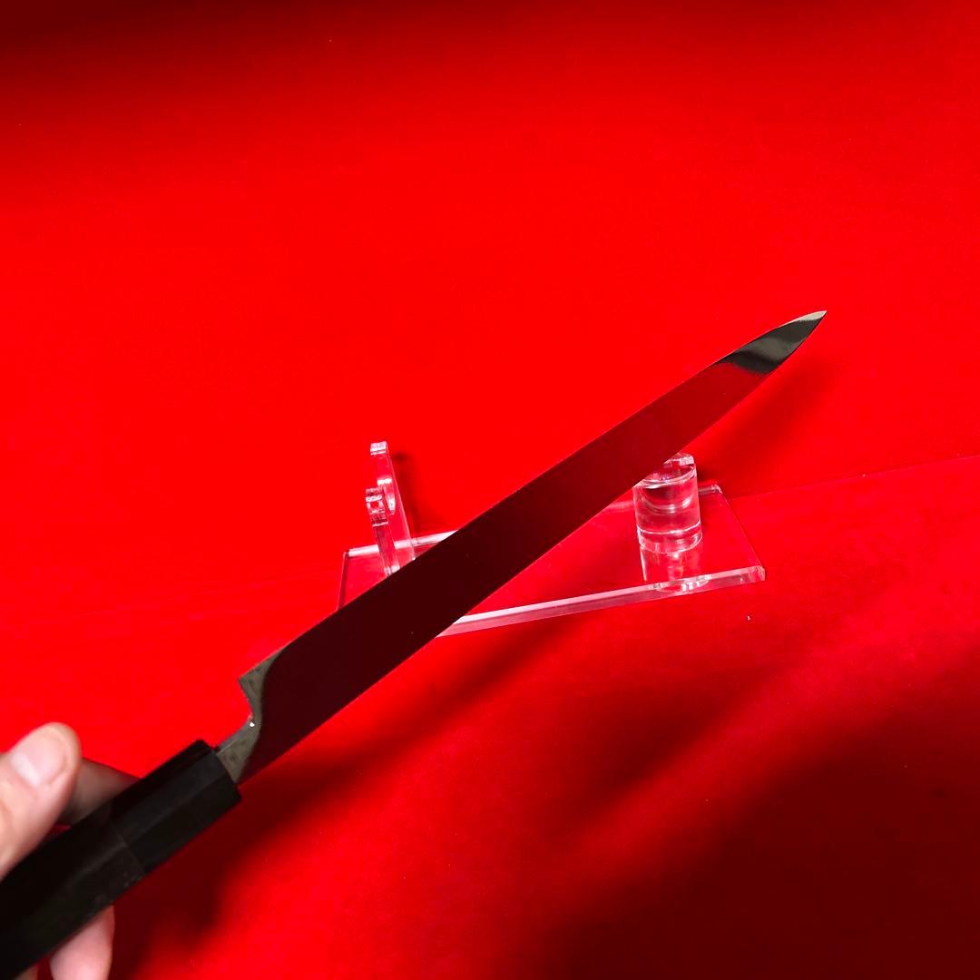 包丁　フグ引く　柳刃　尺　全鏡面仕上げ　切味抜群　箱付　未使用品