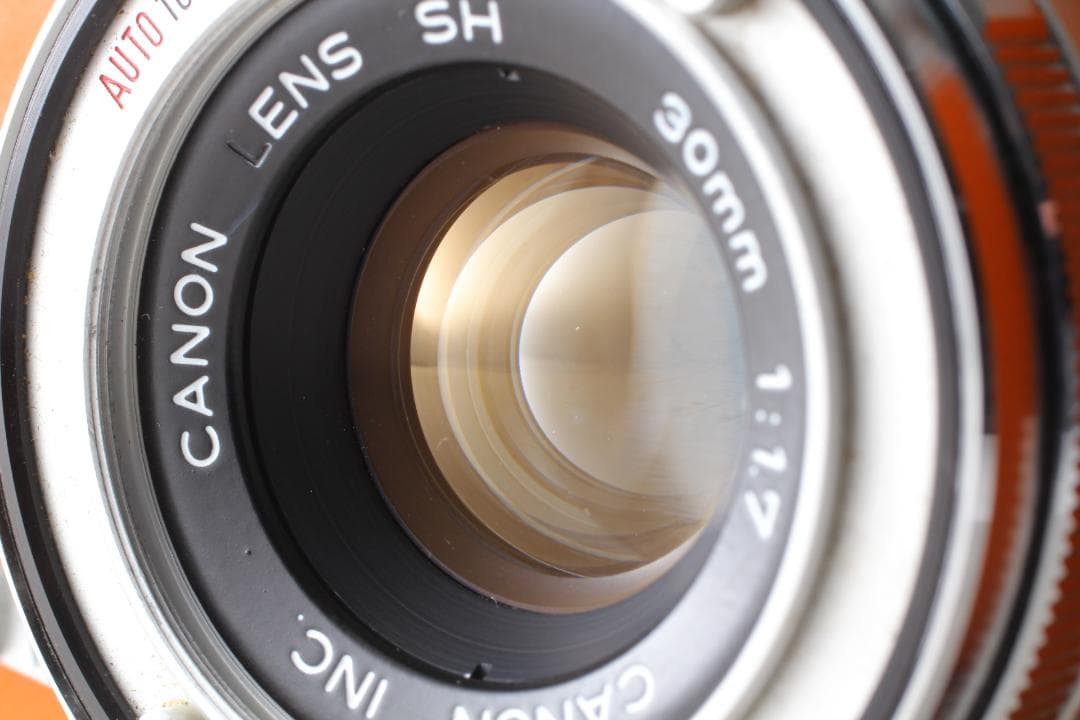 【整備済　美品】キャメル Canon Demi EE17 露出計OK #1322