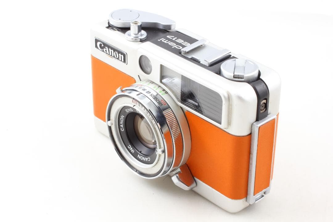 【整備済　美品】キャメル Canon Demi EE17 露出計OK #1322