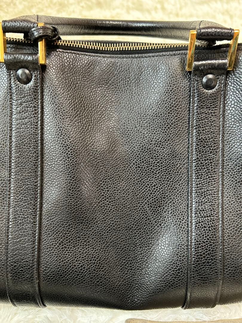 【Fufu】シャネル/CHANEL/ボストンバッグ/ココマーク/レザー