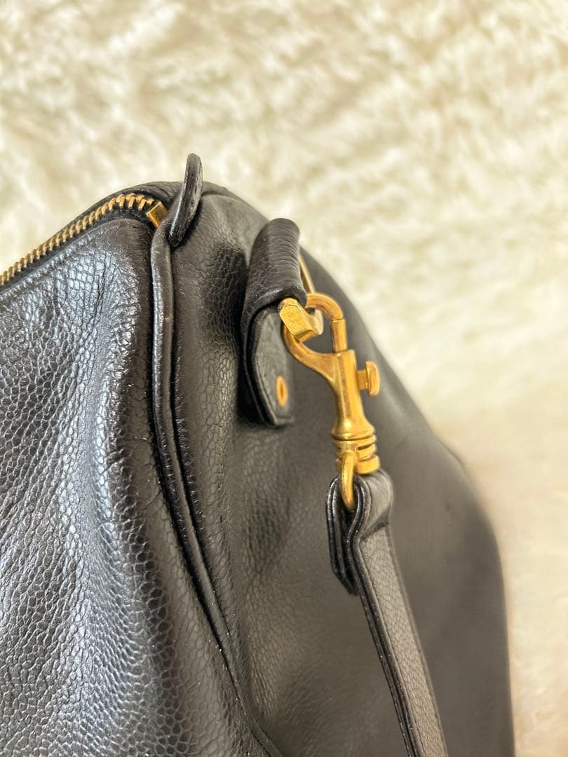 【Fufu】シャネル/CHANEL/ボストンバッグ/ココマーク/レザー