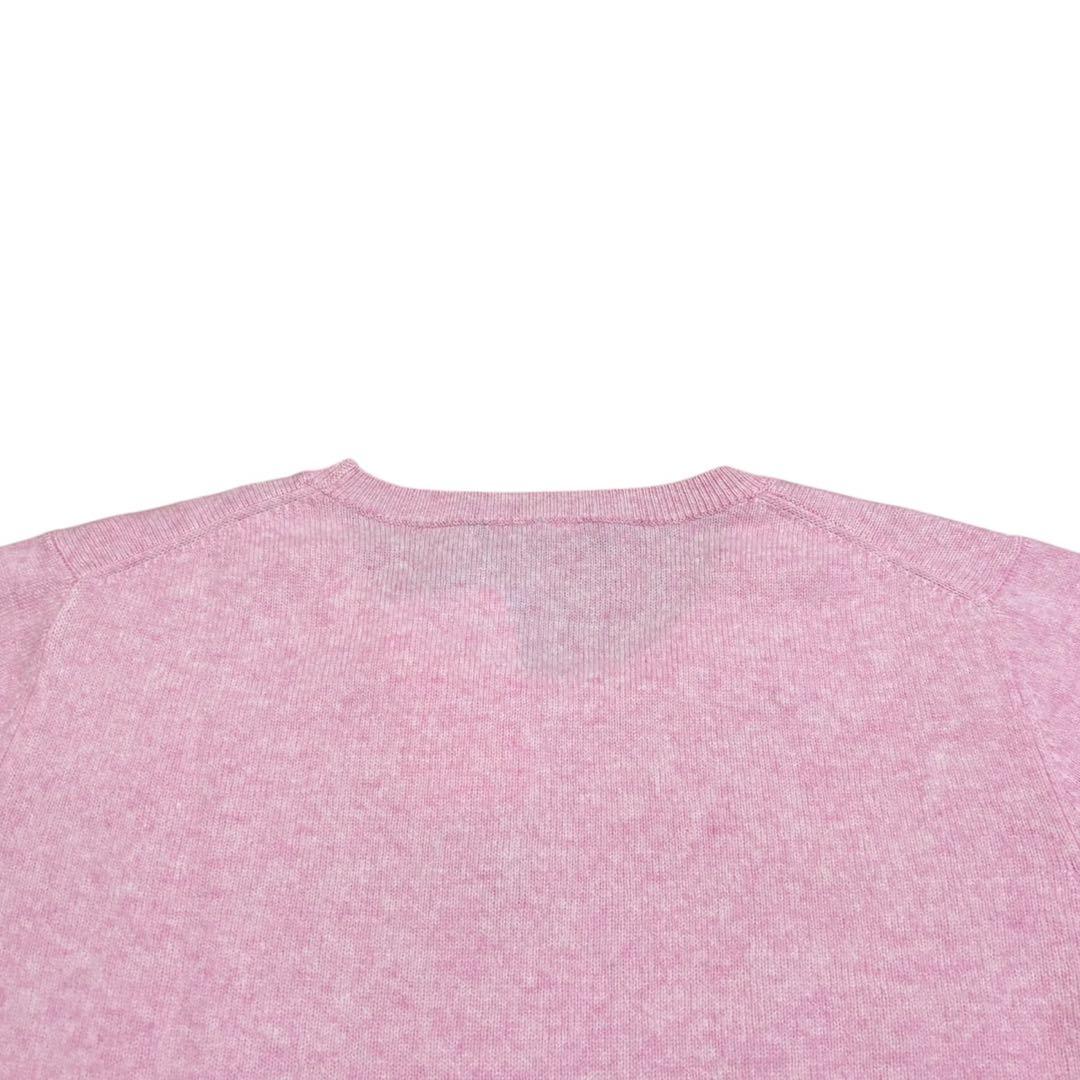 【新品未使用タグ付き】高島屋 カシミヤ100% 長袖 ニット セーター ピンク