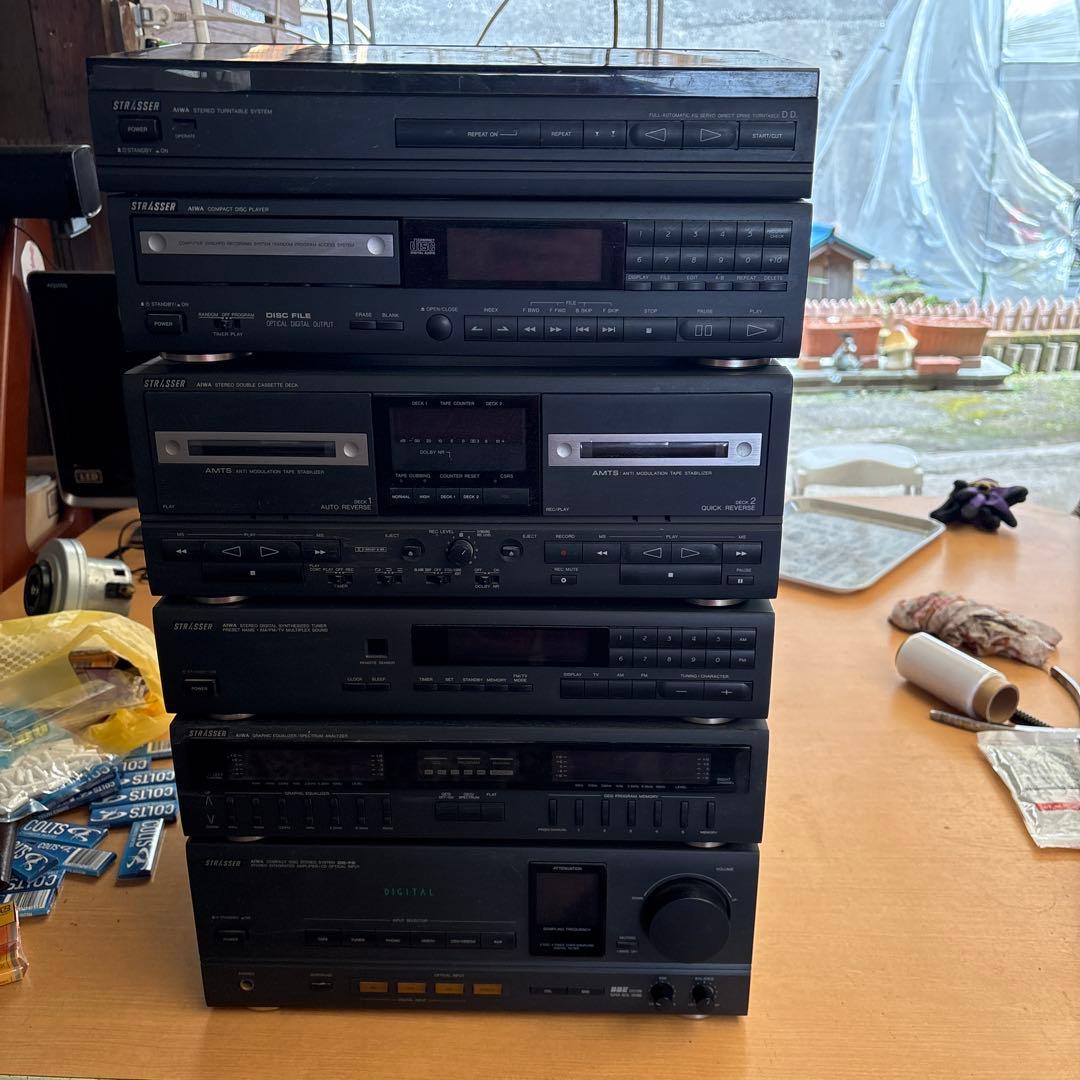 aiwaコンポセット ジャンク品