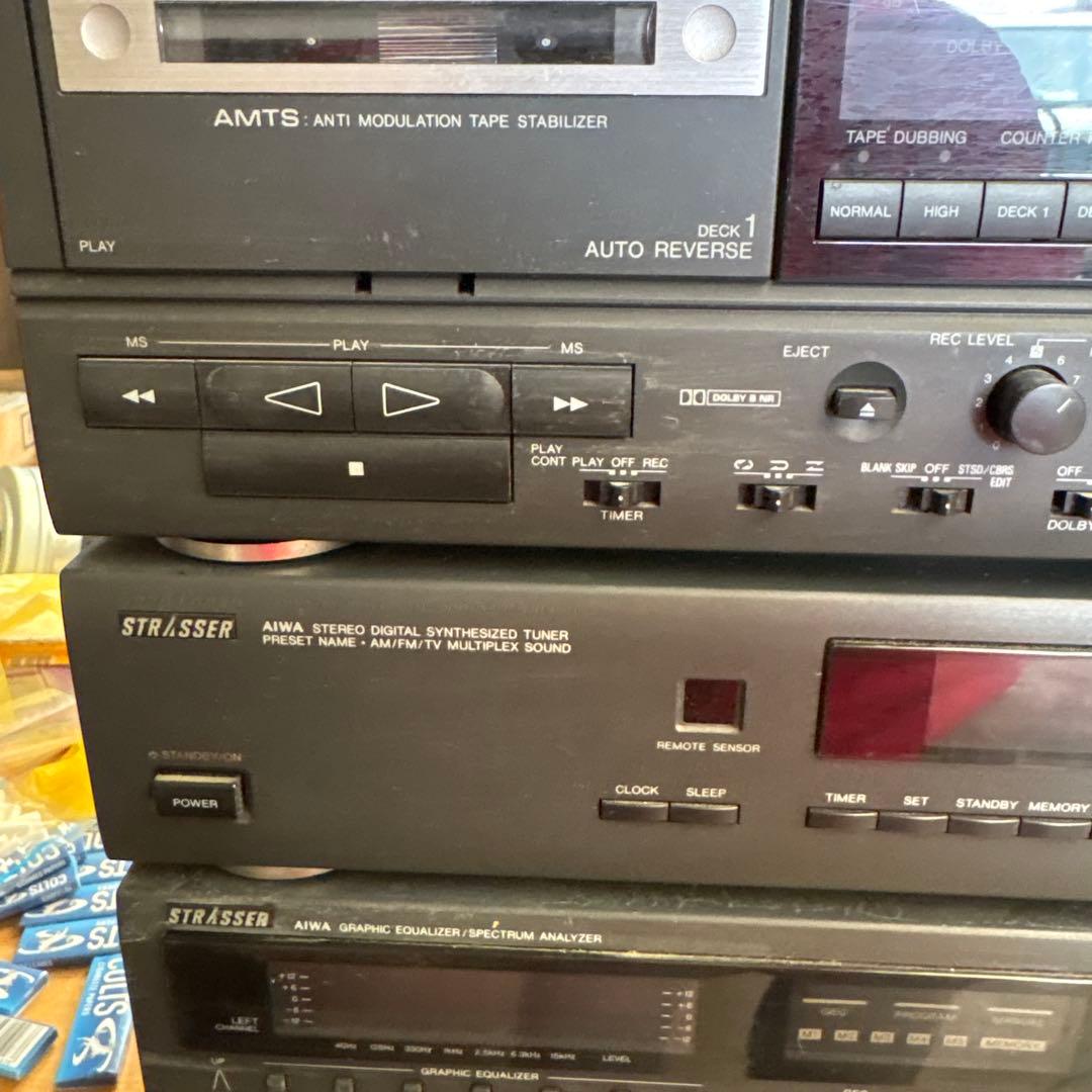 aiwaコンポセット ジャンク品