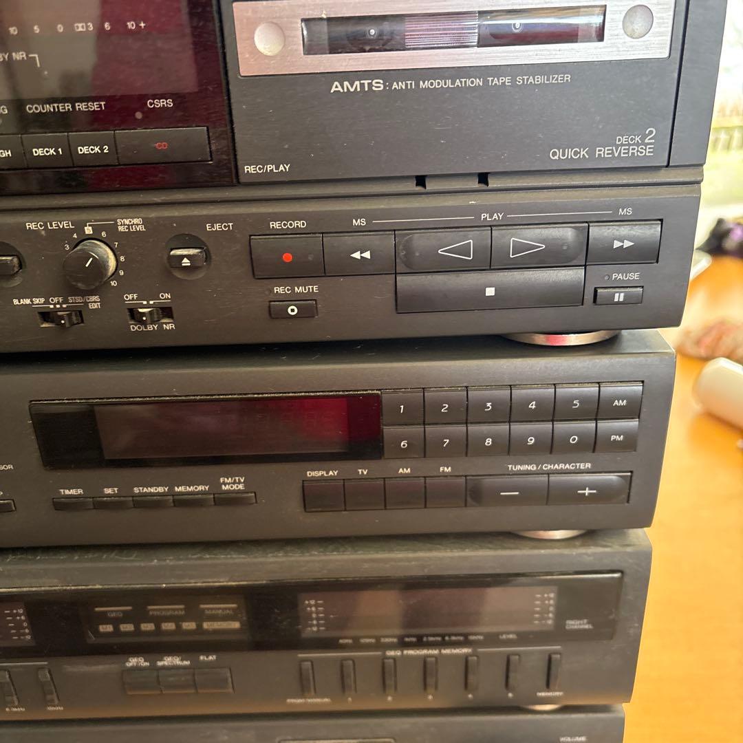 aiwaコンポセット ジャンク品