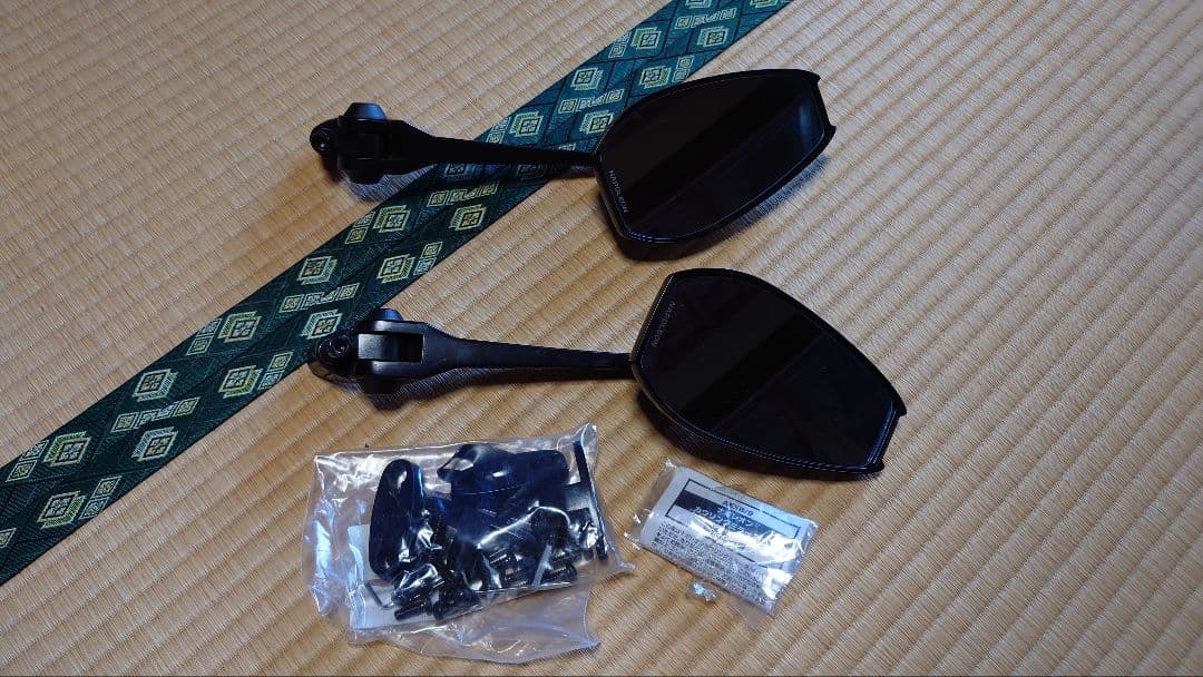 ナポレオン カウリングミラー ロングステー ブルーミラー