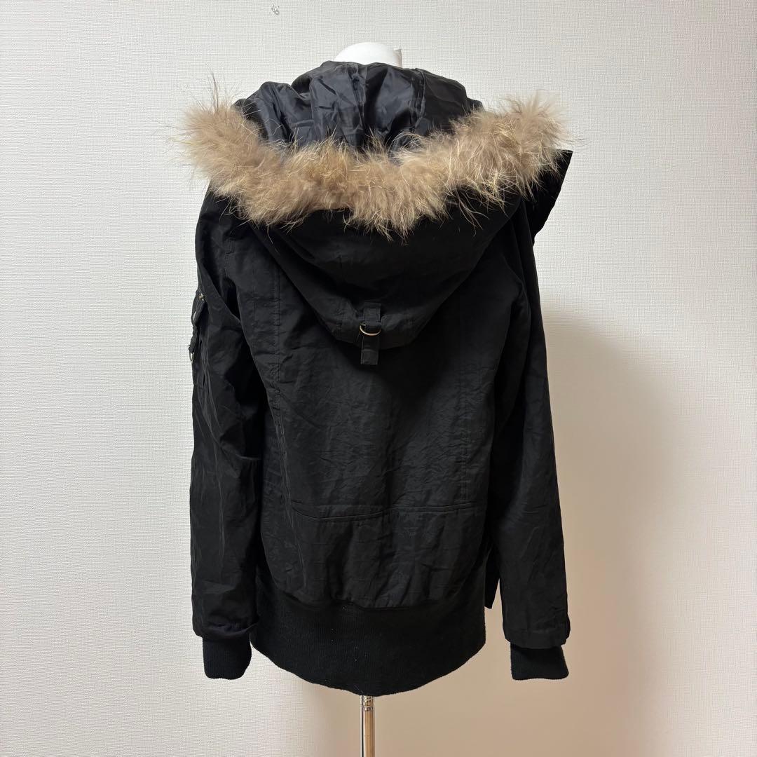 値下げ◎y2k グランジ ファイヤーマン ファーベスト付き モッズコート