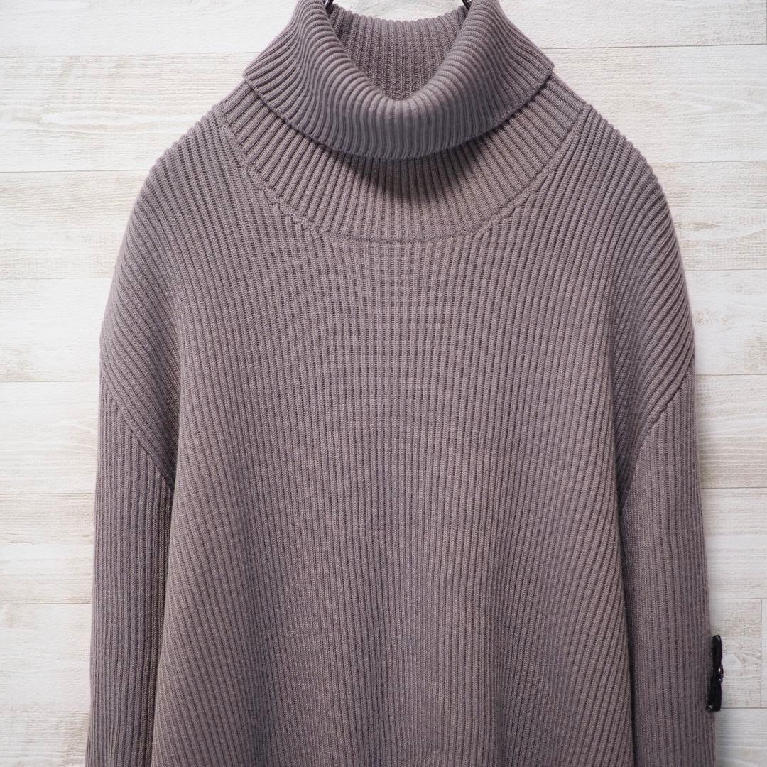 トップス STONE  20AW Roll-Neck Rib Knit-XXL