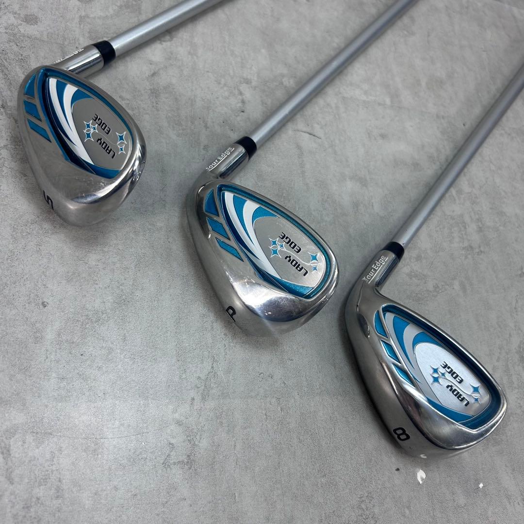 ツアーエッジ　ツアーステージ　レディースゴルフ　クラブセット　7本　右利き用