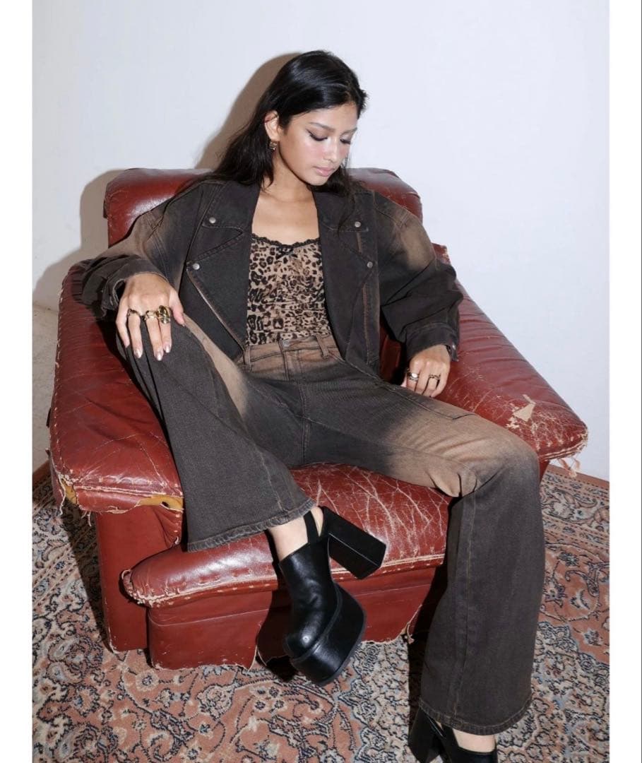 【完売品】【再入荷なし】evris グラデーションデニム　セットアップ