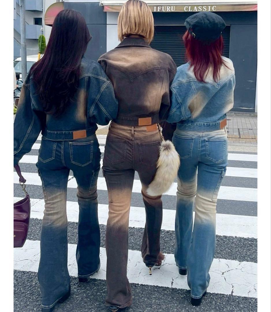 【完売品】【再入荷なし】evris グラデーションデニム　セットアップ