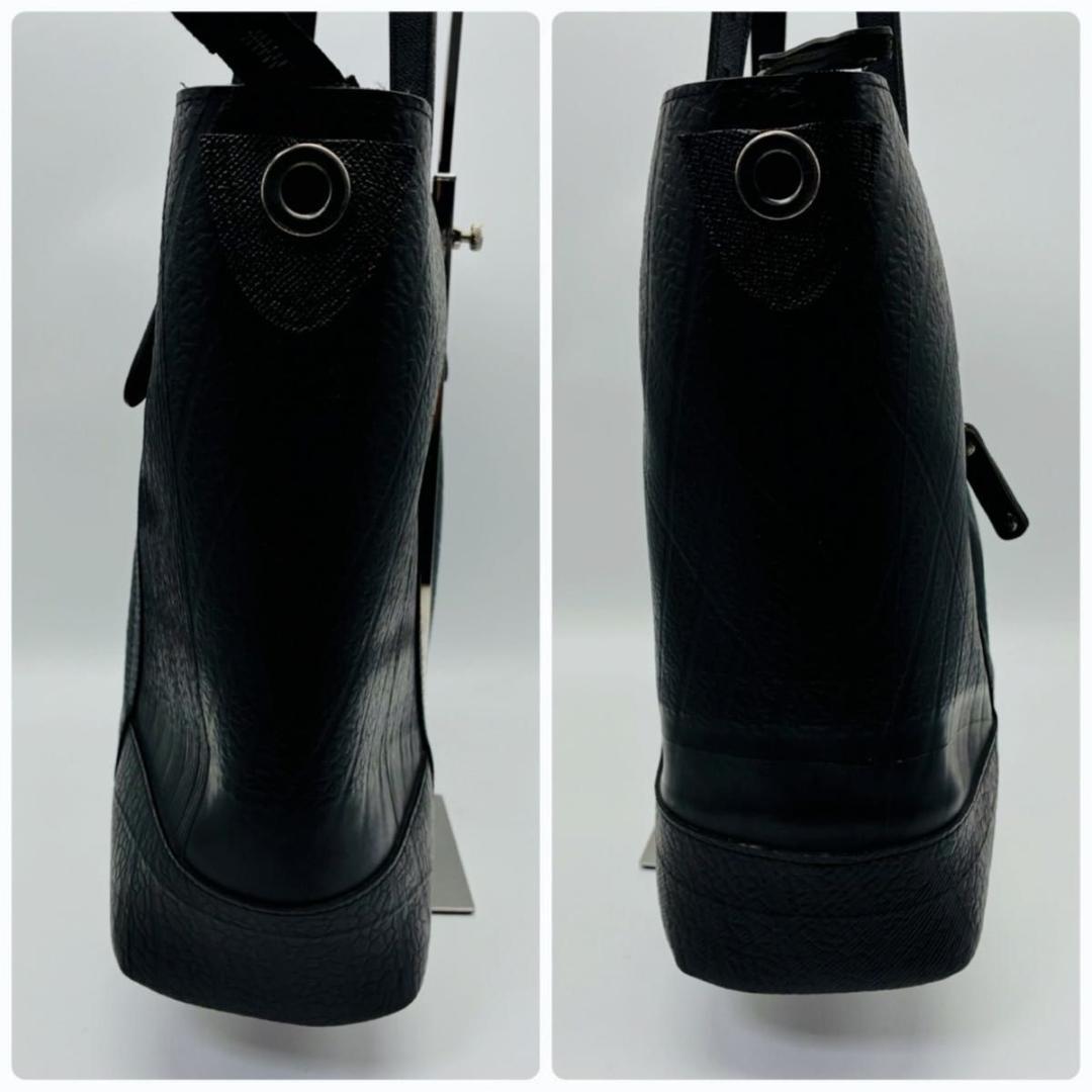 シール ビジネスバッグ トートバッグ タイヤバッグ 防水 PC A4 ブラック