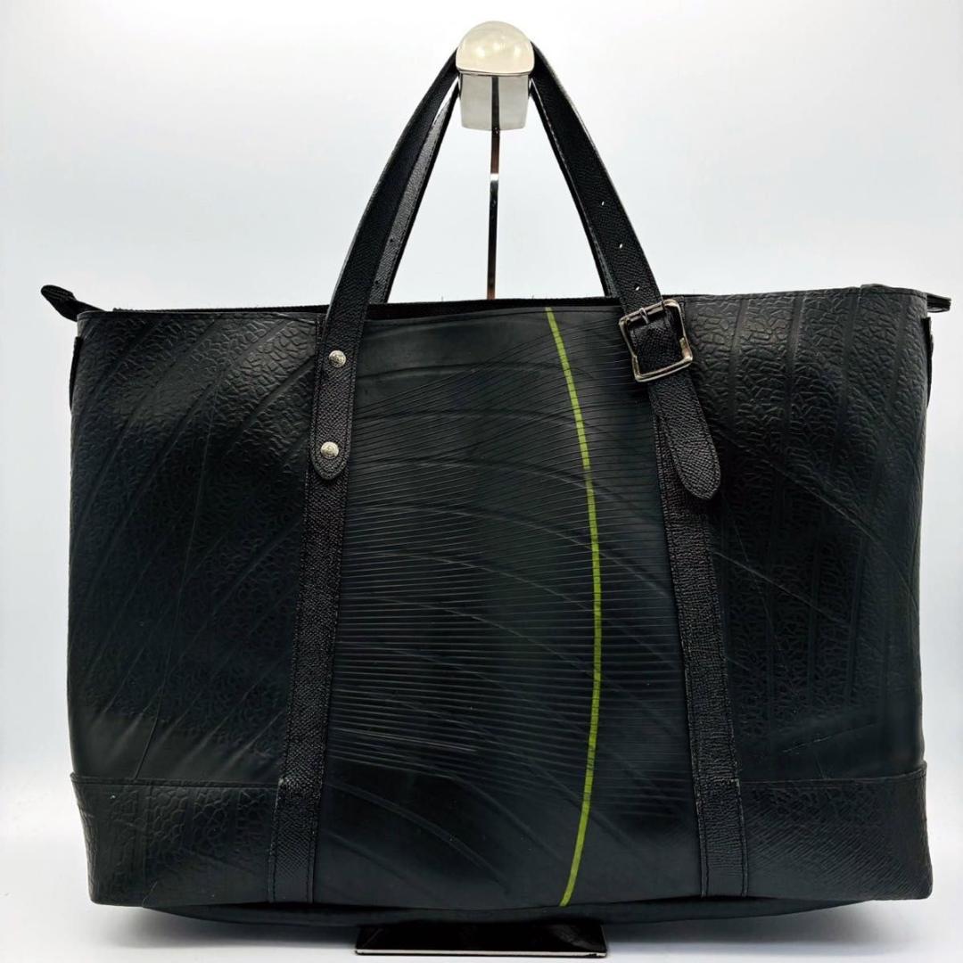 シール ビジネスバッグ トートバッグ タイヤバッグ 防水 PC A4 ブラック