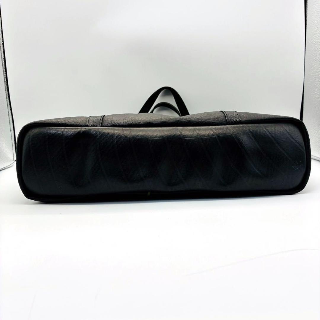 シール ビジネスバッグ トートバッグ タイヤバッグ 防水 PC A4 ブラック