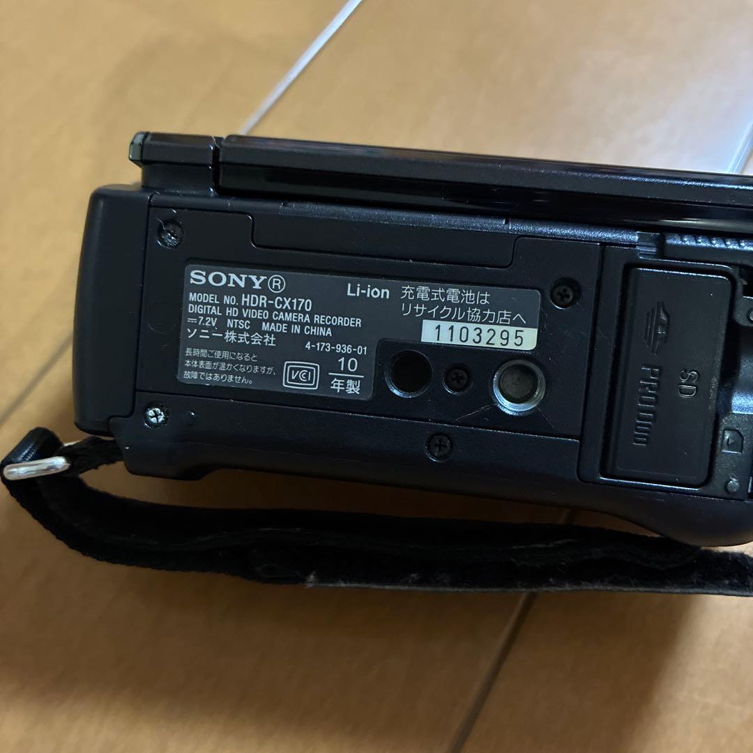 SONY HDR-CX170 ビデオカメラ　ソニー　三脚付