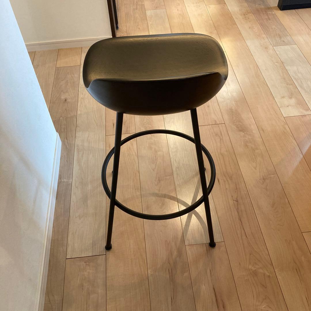 専用【美品】マルニ木工 深澤直人 カウンターチェア ナチュラルブラック ②
