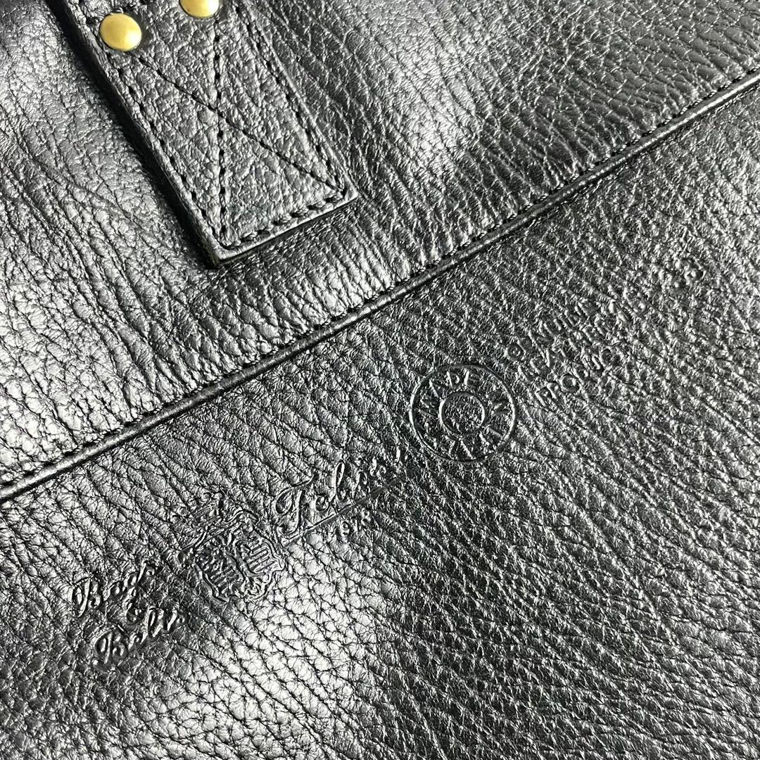 入手困難✨ フェリージ ヘルメットバッグ A4資料 メンズ ビジネスバッグ 黒色